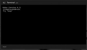 RoDos | MS-DOS style command prompt in roblox