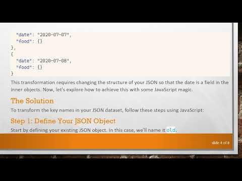Transforming Key Names in JSON: A Step-by-Step Guide