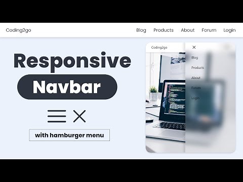 How to create a Responsive Navigation Bar (for beginners)