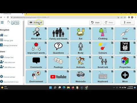 AsTeRICS Grid Basics - Create a new grid, put elements in it, add labels and pictures
