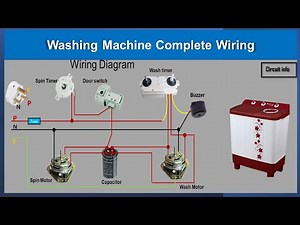 Washing Machine Complete Wiring / Washing machine wiring
