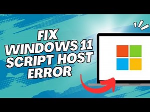 How to Fix Windows Script Host Error on Windows 11 (2023) - Resolve Scripting Issues!