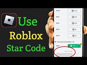 How to Use Star Codes in Roblox | Enter Roblox Star Code on Mobile