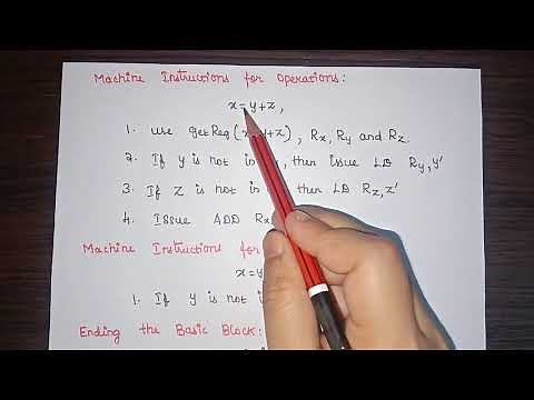 L:38 A Simple Code Generator | Compiler Design