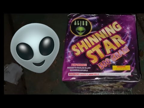 Alien Fireworks 👽 Shining Star 💫 4K 60FPS
