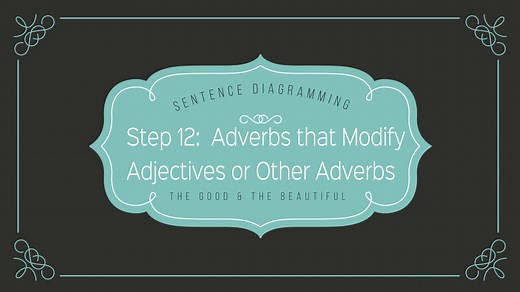 Sentence Diagramming Step 12