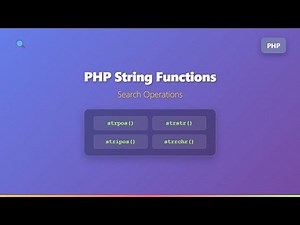 PHP String Functions: Mastering Search with strpos(), strstr(), and More!