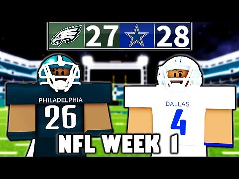 Roblox Football Fusion 2 Predicts NFL Week 1!