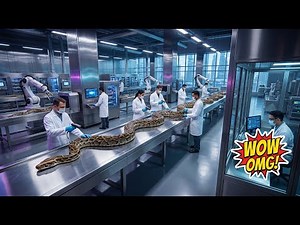 Inside the Python Factory: How It Became a Million-Dollar Luxury Bag! (Full Factory Process)