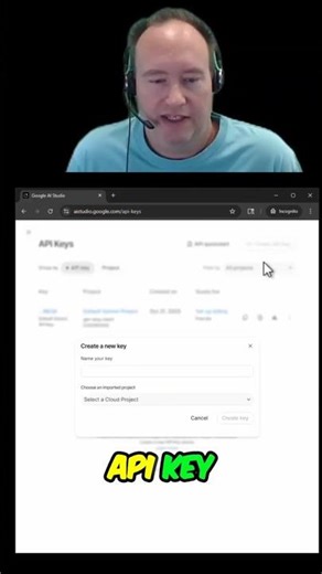 Google AI API Key: Create, Name, and Project Selection