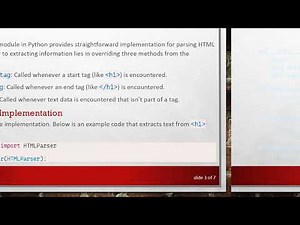 How to Extract Text from HTML with html.parser in Python