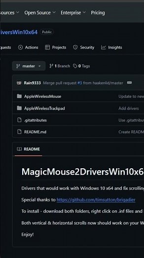 FINALLY GET THE SCROLLING WITH APPLE MAGIC MOUSE 2 IN WINDOWS 11 WORKING