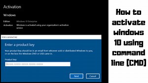 [Still working in 2026] How to activate windows 10 using command line (CMD) free