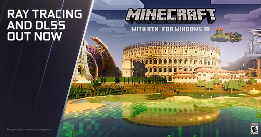 Minecraft with RTX Now Officially Available For All Windows 10 Players