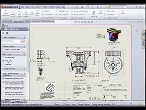 SolidWorks: Assembly Drawing: Part II