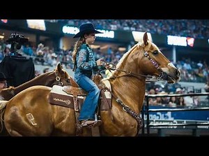 11-Year-Old Dusky Lynn Hall Breaks Rodeo World Record with Barrel Racing