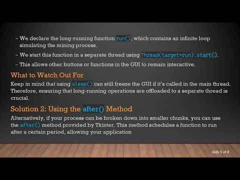 Solving the One Button at a Time Dilemma in Tkinter