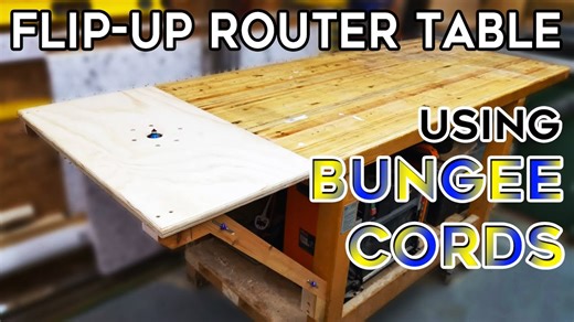 Ultimate space-saving router table DIY