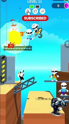 🔥 Johnny Trigger Level 11 – Epic Slow Motion Headshots & Action Moves! 💥#JohnnyTrigger #MobileGame