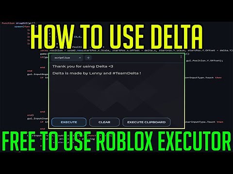 DELTA ROBLOX EXPLOIT/EXECUTOR - HOW TO DOWNLOAD, INSTALL AND EXECUTE SCRIPTS ON YOUR PC 2024