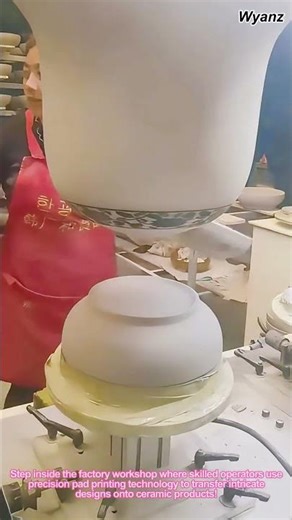 Pad Printing Process: How Ceramic Surfaces Get Detailed Patterns | Factory Production Line