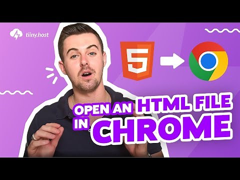 How To Open a HTML File In Chrome