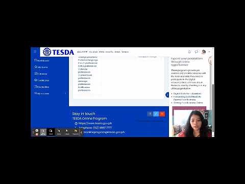 TESDA Online Program | Edit Profile | Upload Profile Picture