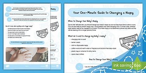 Your One-Minute Guide to Changing a Nappy