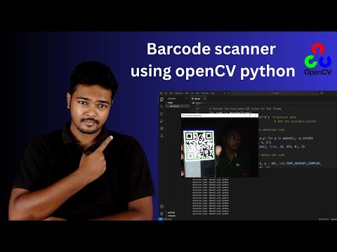 Barcode Scanner Using OpenCV Python | Real-Time Barcode Detection