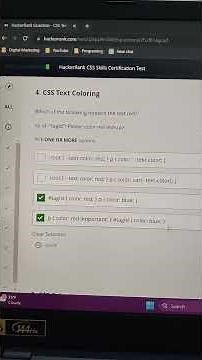 Hackerrank certification | Css (basic) skills certification test on hackerrank answers #hackerrank