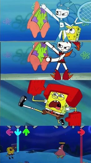 Friday Night Funkin' Blue vs Red Patrick Star - FNF Mobile Game #fnf #fridaynightfunkin #spongebob