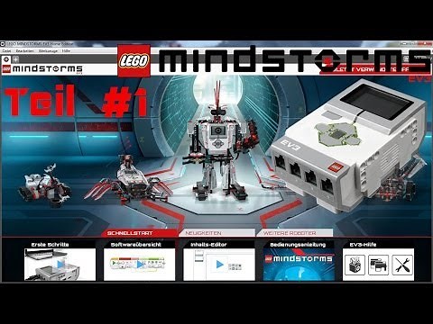 Lego Mindstorms EV3 Programmiertutorial #1: Die ersten Schritte [Deutsch|HD]