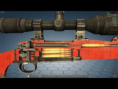 HOW BOLT ACTION RIFLE WORKS (REMINGTON 700 MECHANISM)