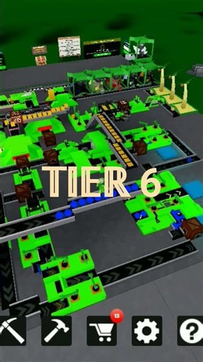 Factory Simulator Tier 6 layout
