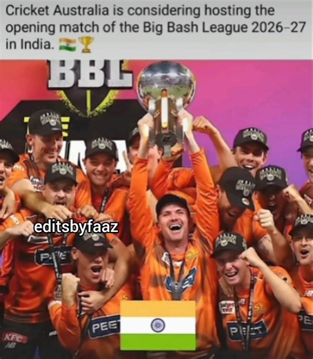 Australia are considering hosting the first match of BBL 27 👀🥶 #bcci#ca#t20worldcup#bbl#ipl#firstmat