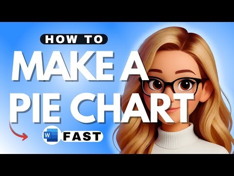 How to Make a Pie Chart in Microsoft Word 365 - 2025