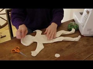 Rag Doll Making: Part 6 - Final steps before stuffing a rag doll.