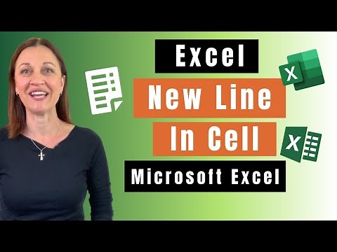 How to ADD NEW LINE IN Excel cell