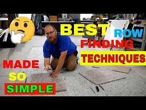 CARPET SEAMS , ROW FINDING MADE EASY