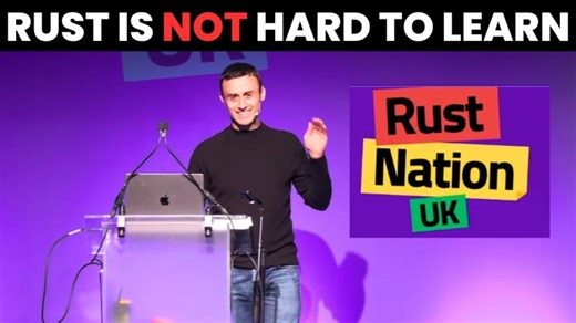 No, Rust is NOT really hard to learn, compared to Python, JavaScript, GO, and C++ RustNation UK | Francesco Ciulla