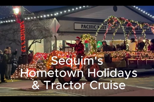 Hometown Holidays Lighted Tractor Cruise is almost here! 🎄🚜 Come out on Saturday, November 29, for small town sparkle: • 1:30 PM — Santa arrives at Centennial Place by antique fire truck! Snap photos and enjoy live holiday music. • 4:45 PM — Tree lighting plus a “guess the number of lights” contest for a chance to win local gift certificates. • 5:00 PM — The Sequim Museum’s Lighted Tractor Cruise rolls through to cap off the night! Bring your family, your camera, and your holiday cheer. See yo