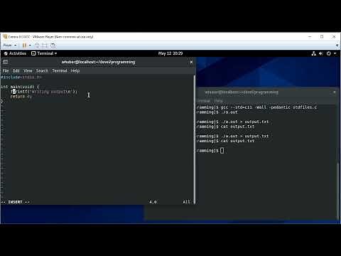 Working with stdout & stderr in C & Linux