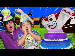 RYAN'S BIRTHDAY ! Happy Birthday Ryan Let's Play Roblox Birthday with Ryan's Daddy!