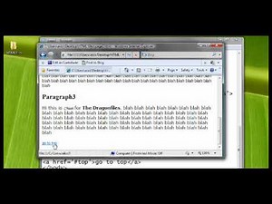 How to Link Within a Page Using HTML