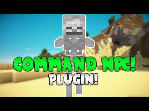 COMMAND NPC! | Minecraft Plugin Tutorial