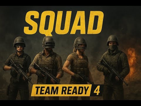 “PUBG SQUAD – Epic Team Ready Gameplay 2025 🔥”