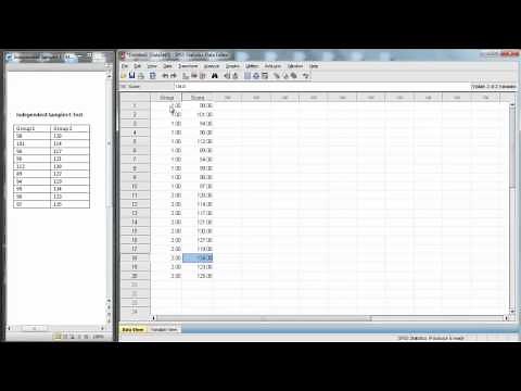 SPSS - Independent Samples t-Test