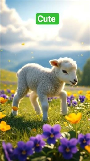cute baby sheep #DreamScreenAI