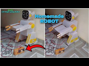 How To Make a HOMEMADE ROBOT at Home using Cardboard very easy science project remote control