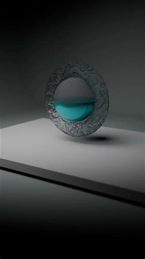 Satisfying 3D Abstract Animation | Sci-Fi Sphere & Torus Transformation Loop